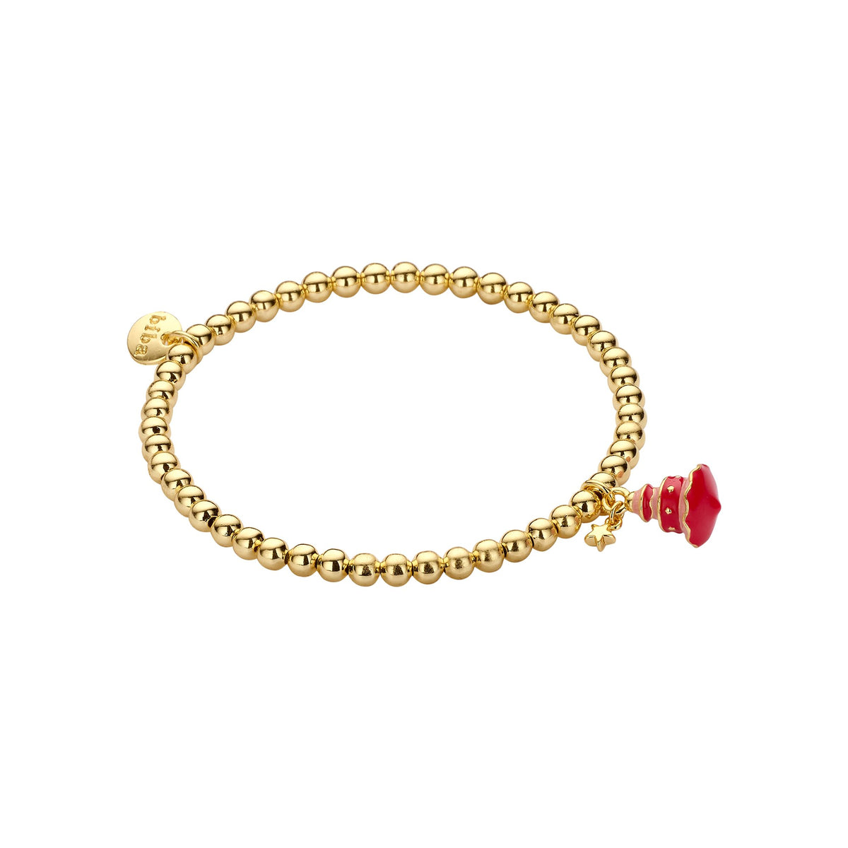 Biba armband Holly Jolly X-Mas – roze – 56026MIX02