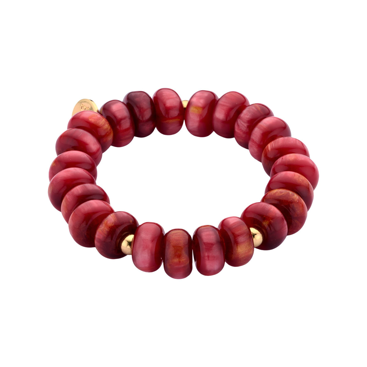 Biba armband kralen paars