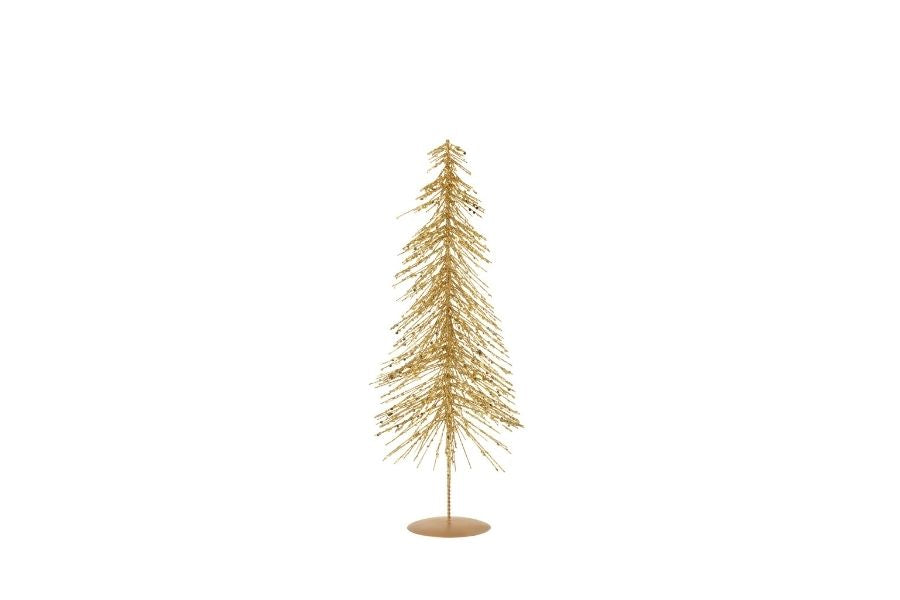 Kerstboom Glitters Goudkleurig Medium