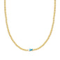 Biba Ketting Golden Fish Blauw