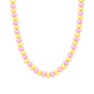 Biba Ketting Donut Roze Geel