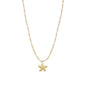 Biba Ketting 80 Cm Crystal Zandkleur Zeester