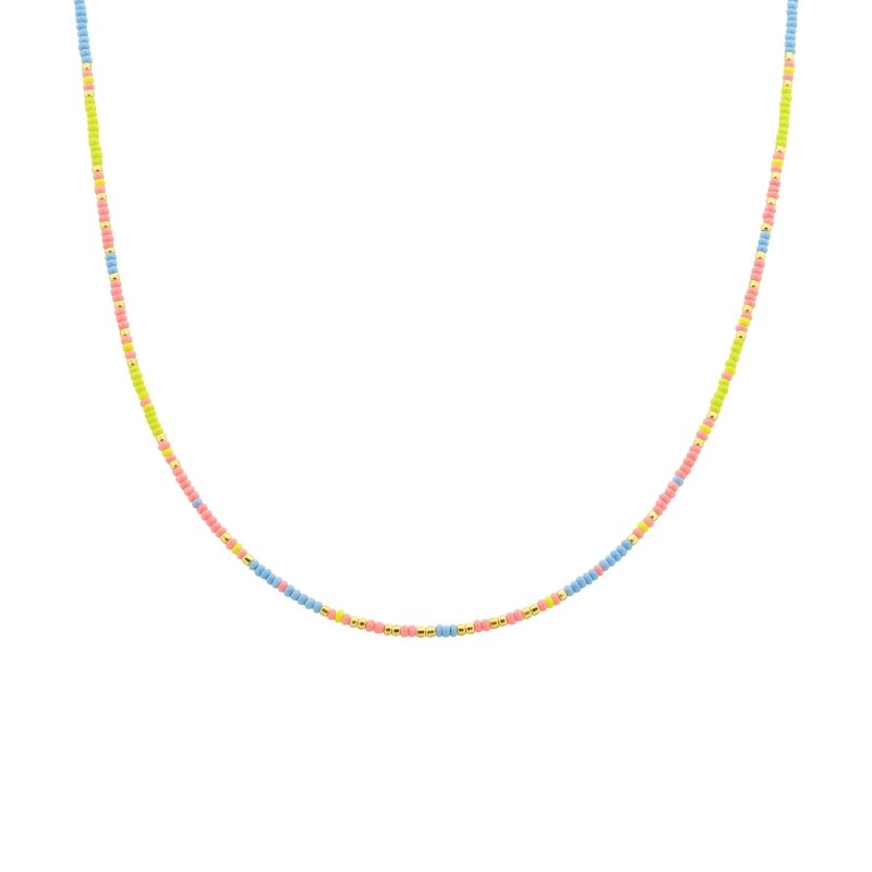 biba ketting fiesta geel roze blauw