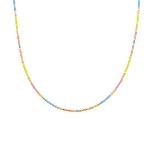 biba ketting fiesta geel roze blauw