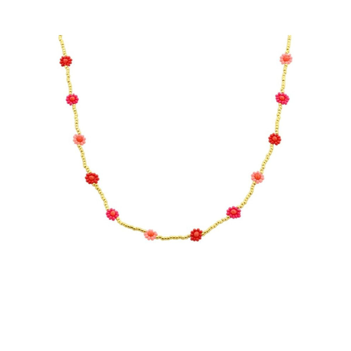 Biba Halsketting biba Roze + Rood