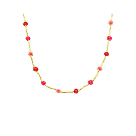 Biba Halsketting biba Roze + Rood