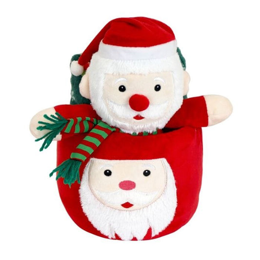 Cadeaumand Joy kerstman – 25 cm / 90 × 75 cm