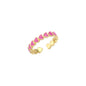 Biba Ring Hart Fuchsia