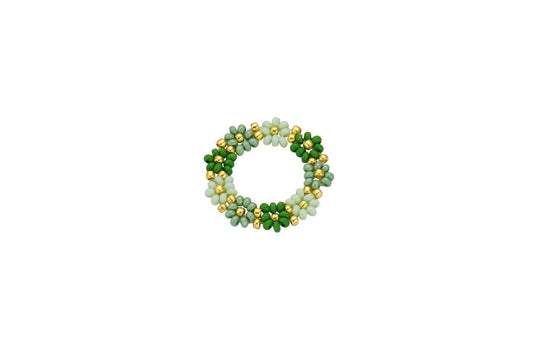 Biba Ring- elastiek- groen
