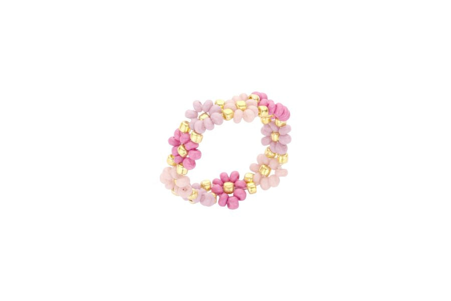 Biba Ring- elastiek - Roze