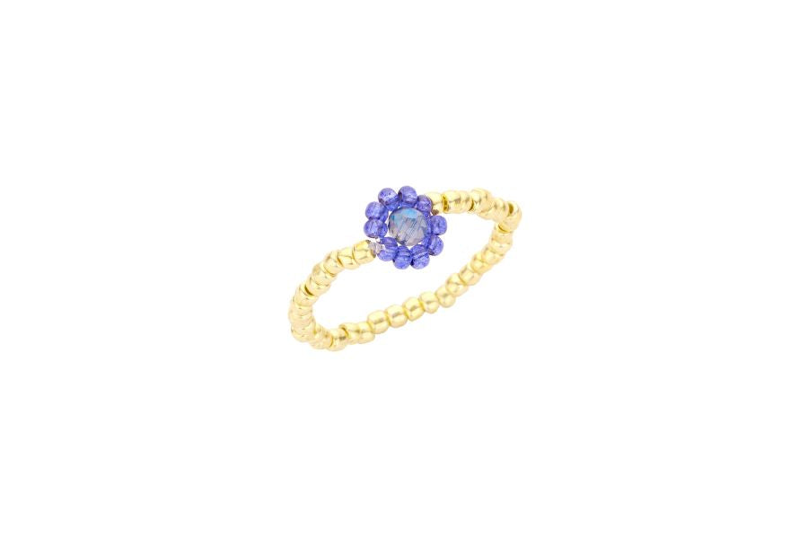 Biba Ring elastiek - Blauw - biba