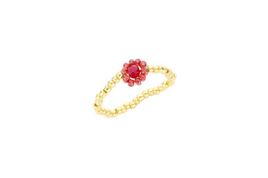 Biba Ring elastiek - Rood - biba