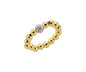 Biba Ring -metaal -Goud