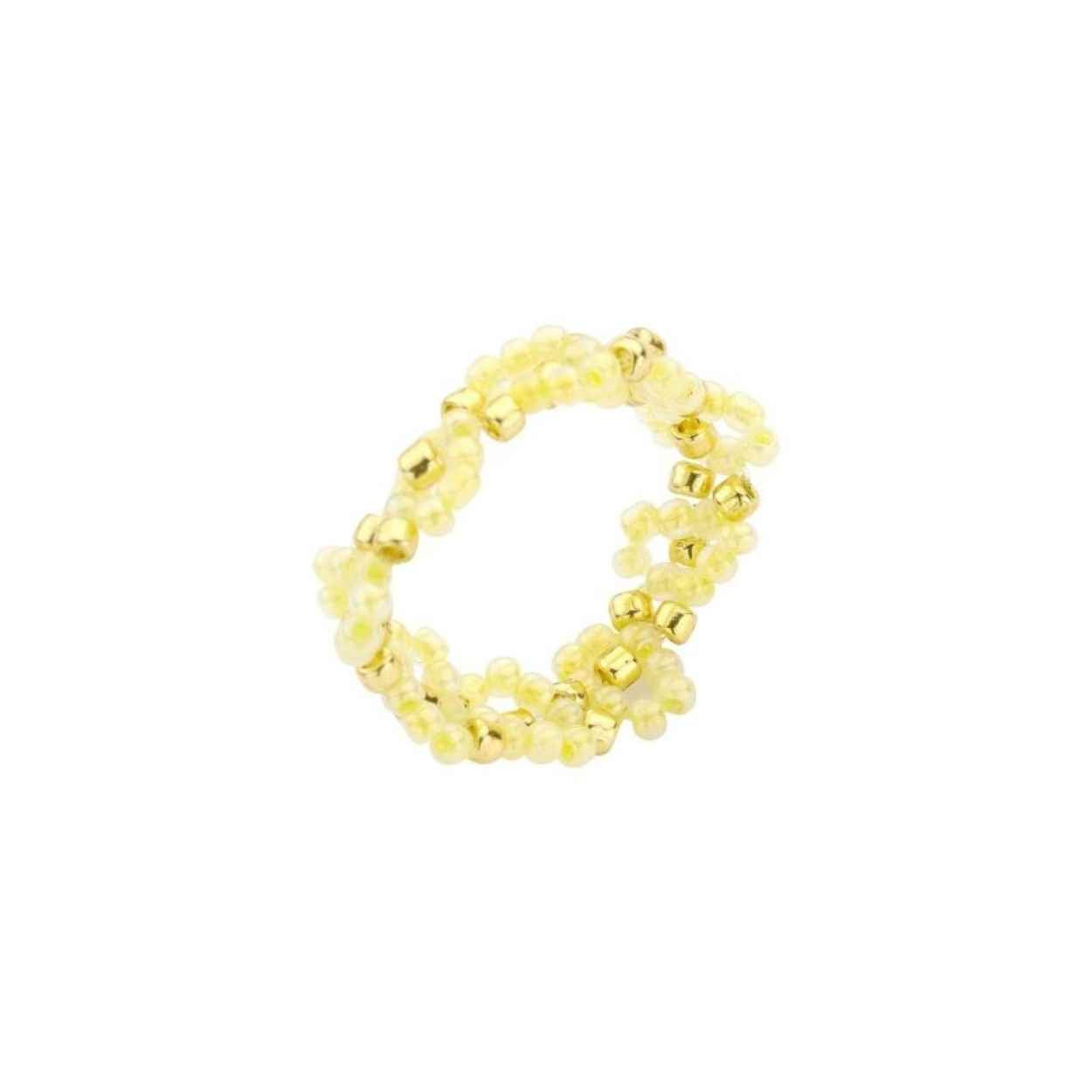 Biba Ring - Elastisch-Geel