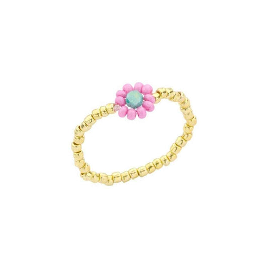 Biba ring -Groen/Paars