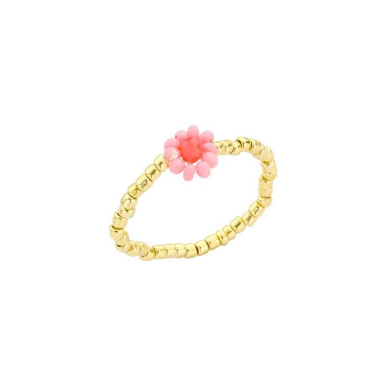 Biba ring -Roze/Oranje