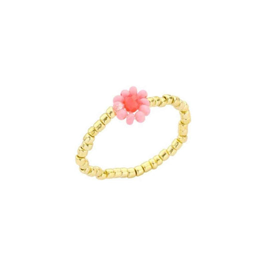 Biba ring -Roze/Oranje