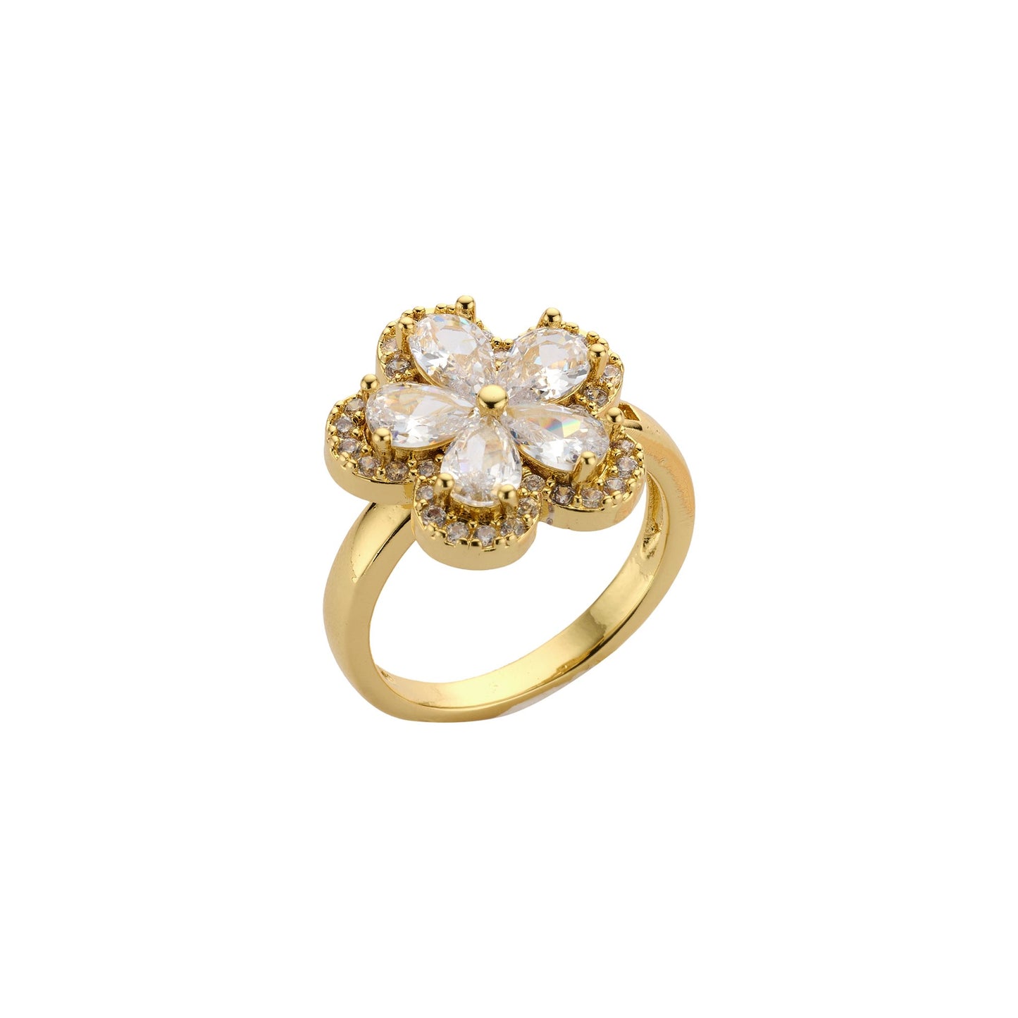 Biba verstelbare ring Goudkleurig – 7397 - Karla's Gifts & Living