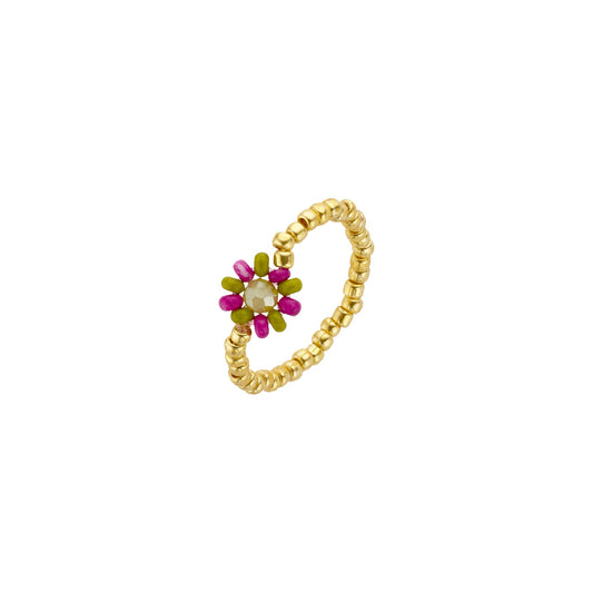 Biba ring groen – 7405MIX02 | Karla's Boom