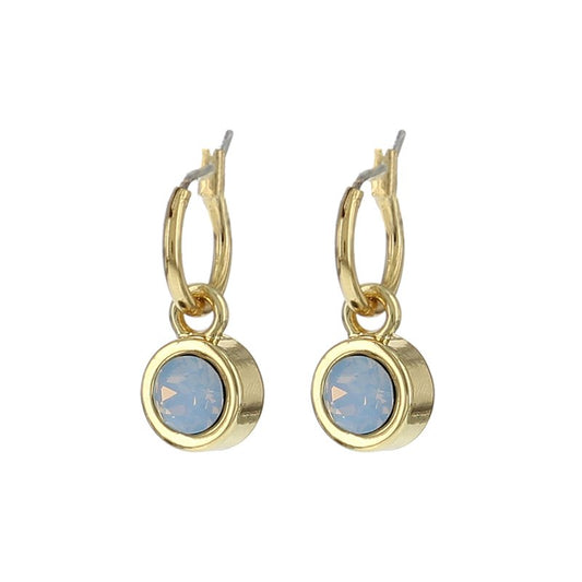 Biba creolen Blauw 12 mm - Karla's
