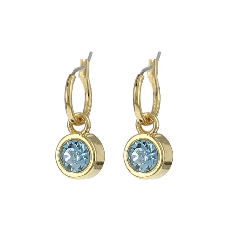 Biba creolen Blauw 12 mm - Karla's