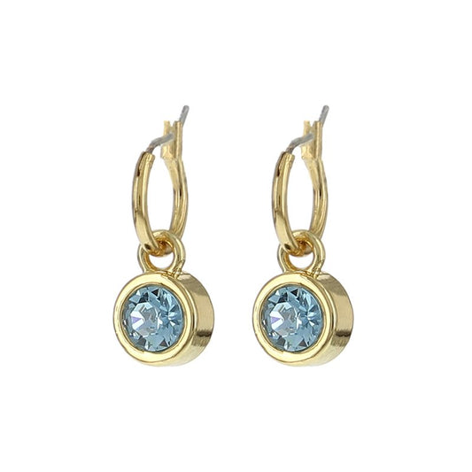 Biba creolen Blauw 12 mm - Karla's
