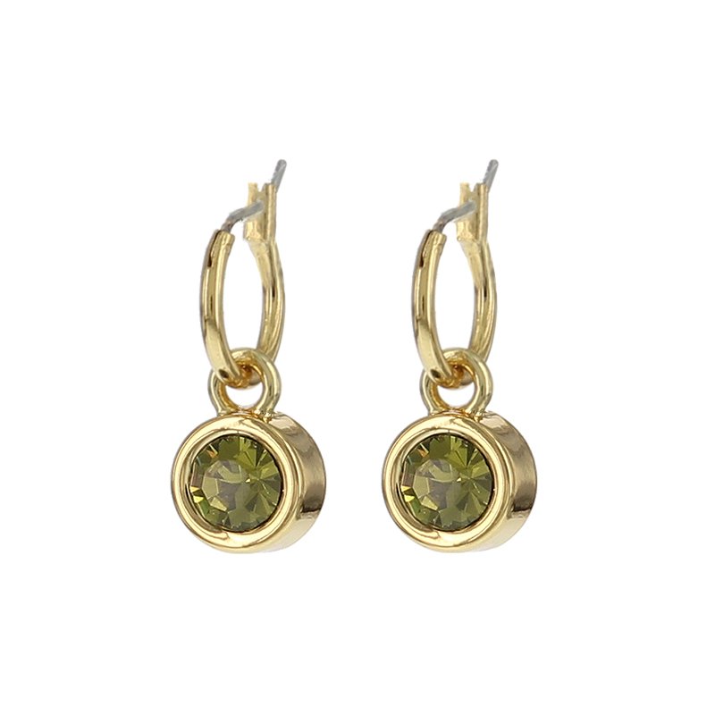 Biba creolen Groen 12 mm (80313KHAKI) van Biba