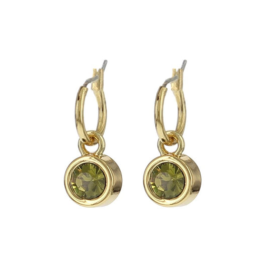 Biba creolen Groen 12 mm (80313KHAKI) van Biba
