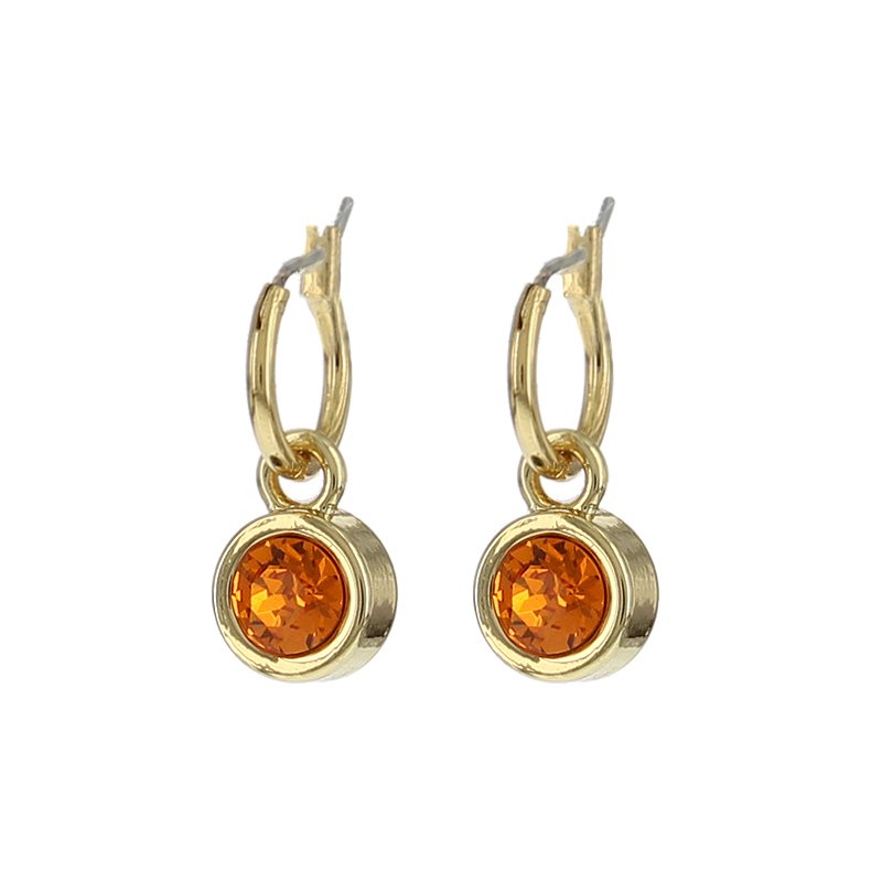 Biba creolen Oranje 12 mm – 80313TANG - Karla's Gifts & Living