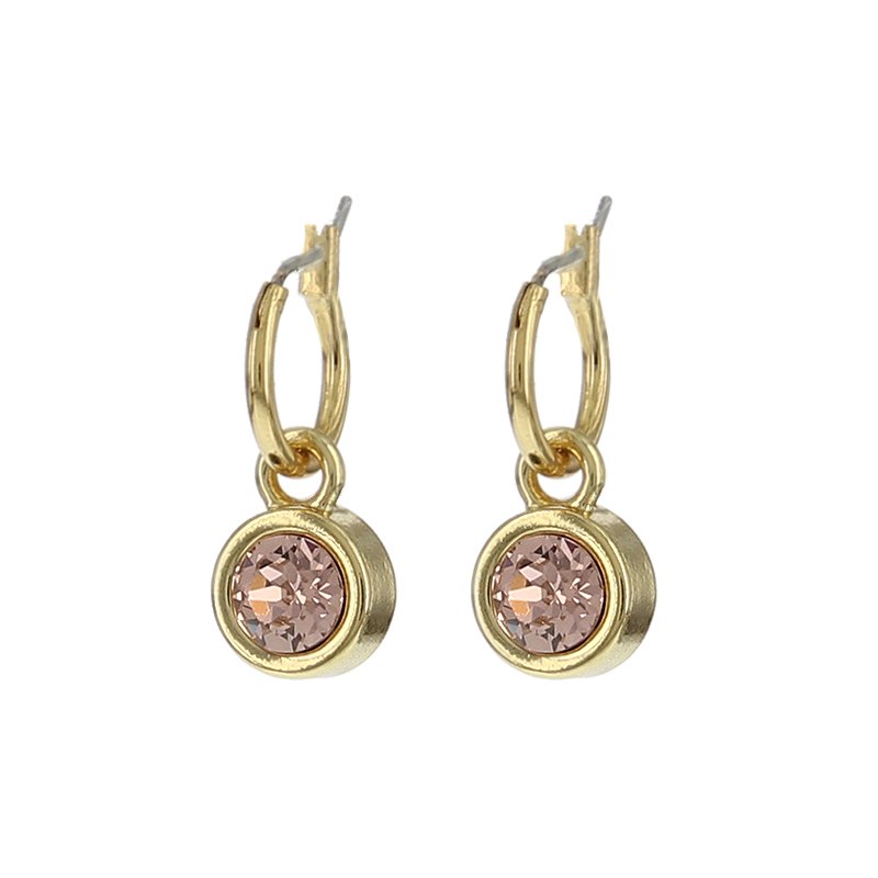 Biba creolen Roze 12 mm (80313VINTA) van Biba