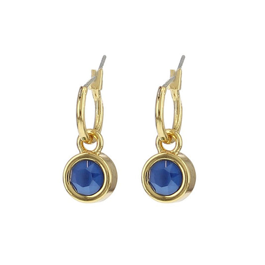 Biba creolen Blauw 12 mm - Karla's