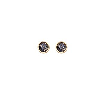 Biba oorknopjes Zwart 5 mm (82341BL.PA) van Biba