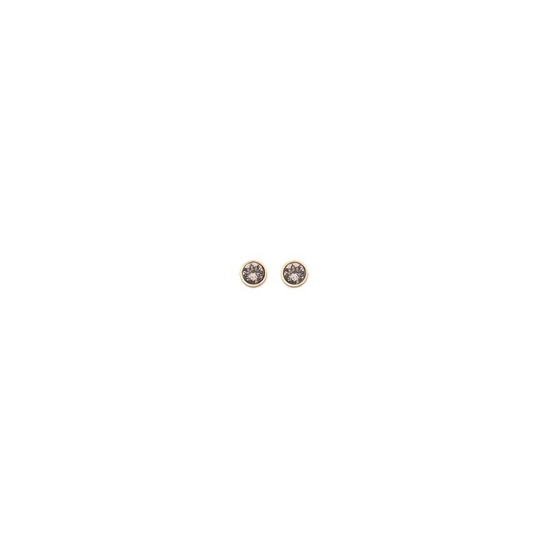 Biba Oorbellen Sweet Dot Grijs