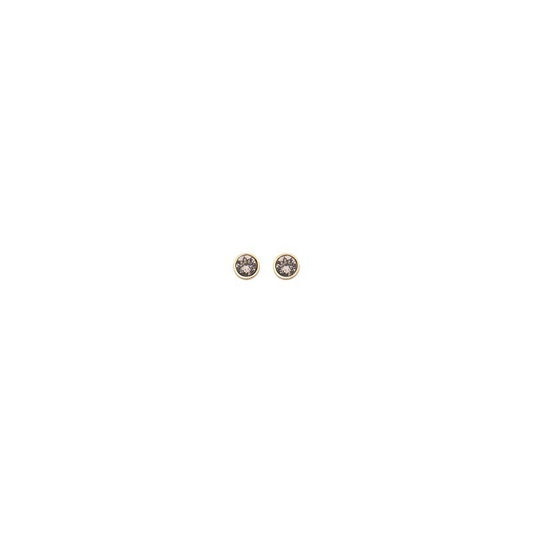 Biba Oorbellen Sweet Dot Grijs