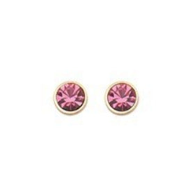 Biba Oorbellen Sweet Dot Donkerroze