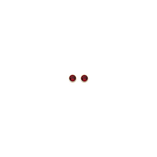 Biba oorknopjes rood – 82341SIAM | Karla's Boom