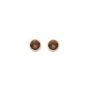 Biba oorknopjes Bruin 5 mm (82341SM.TO) van Biba