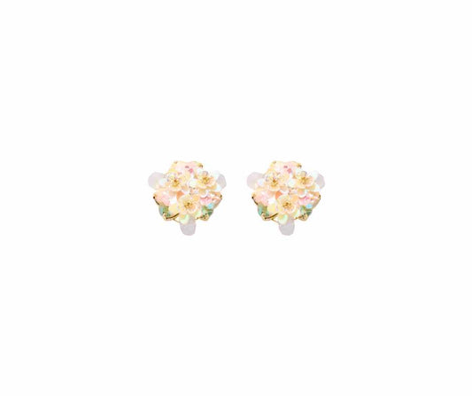 Biba Oorbel biba wit- Crystal en Glas