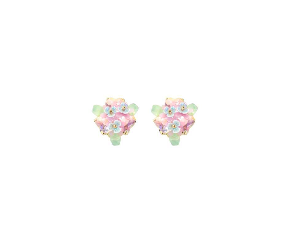 Biba Oorbel biba Multicolor- Crystal en Glas
