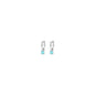 Biba Oorbellen Silver Glow Aqua