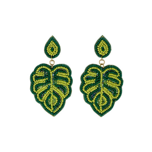 biba oorbellen festival blad groen