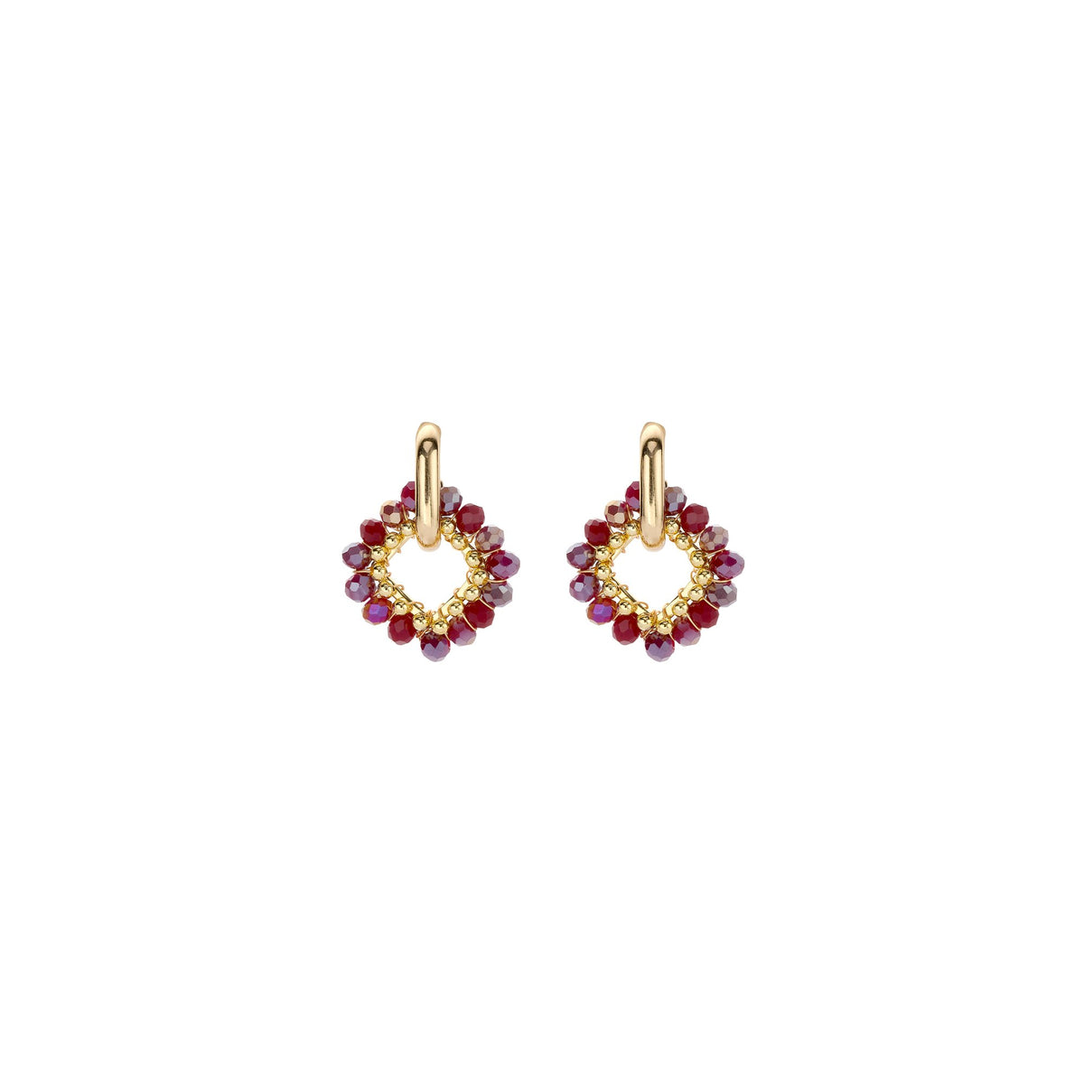 Biba oorbellen rood – 84973MIX02 | Karla's Boom