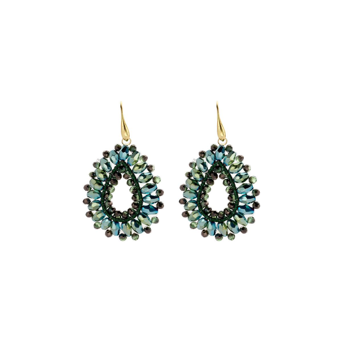 Biba oorbellen groen – 84981MIX05 | Karla's Boom