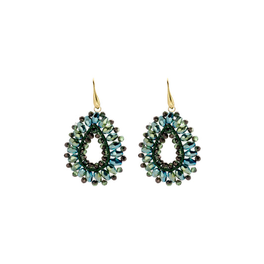 Biba oorbellen groen – 84981MIX05 | Karla's Boom