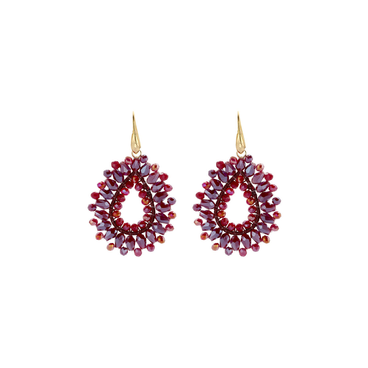 Biba oorbellen rood – 84981MIX07 | Karla's Boom