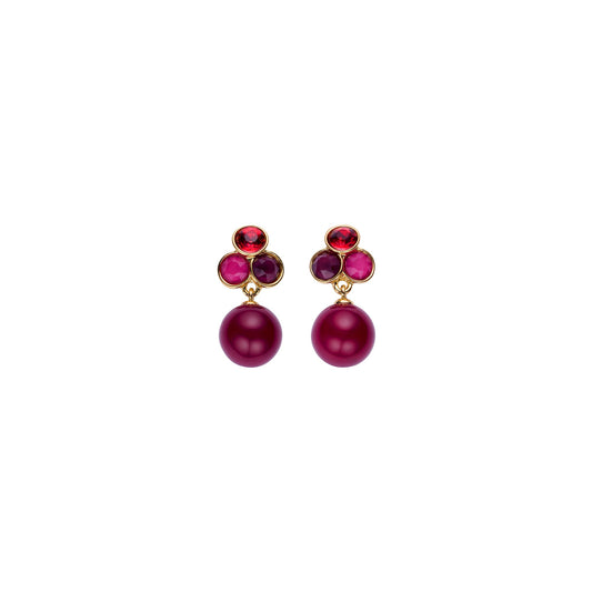 Biba oorbellen paars – 85132MIX01 | Karla's Boom