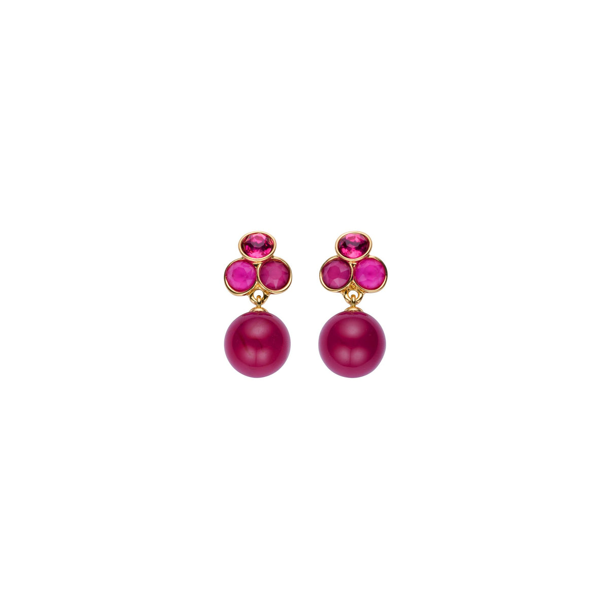 Biba oorbellen roze – 85132MIX14 | Karla's Boom