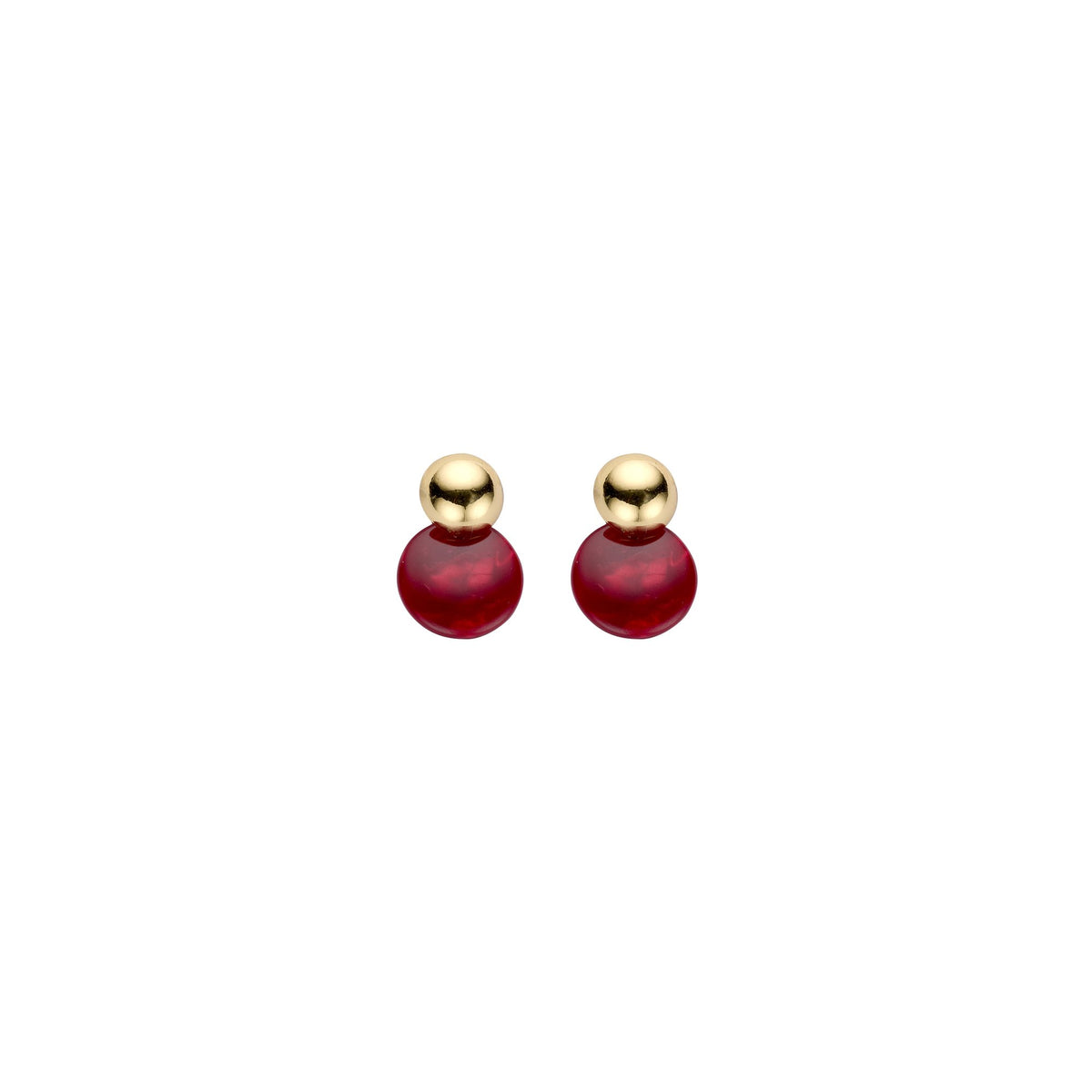 Biba oorbellen rood – 85156MIX02 | Karla's Boom