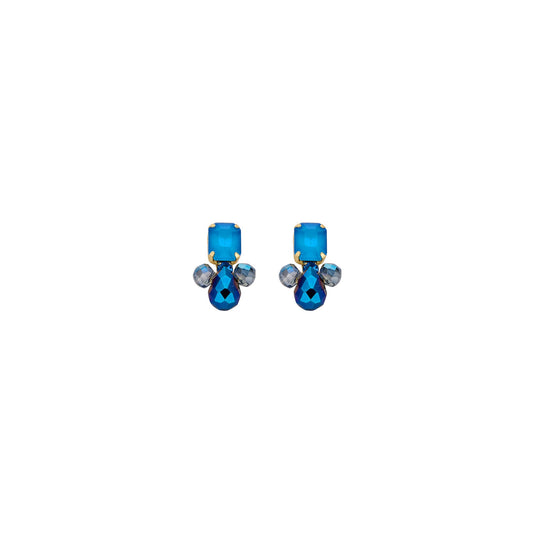 Biba oorbellen blauw