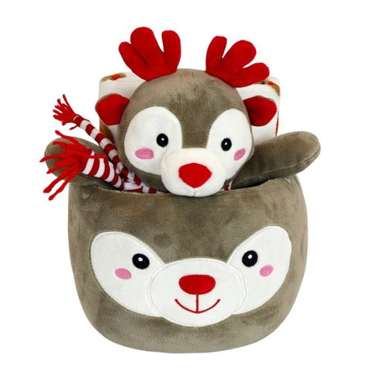 Cadeaumand Joy rendier – 25 cm / 90 × 75 cm
